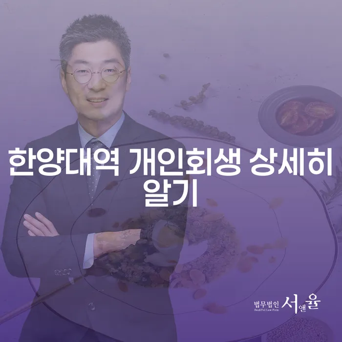 한양대역 개인회생 상세히알기
