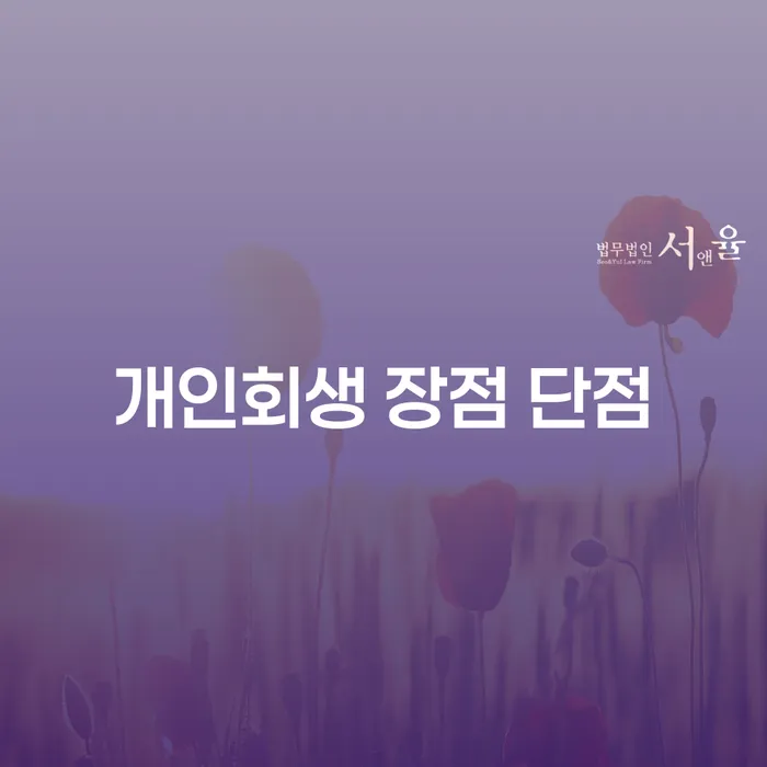 고덕1동 개인회생의 장점과 단점 분석