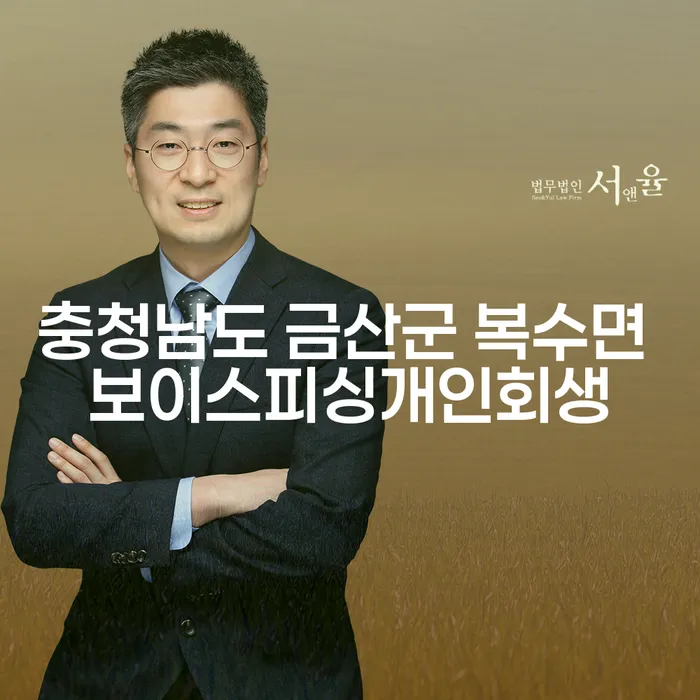 충청남도 금산군 복수면에서 보이스피싱으로 인한 개인회생과 파산, 어떻게 대처해야 할까요?